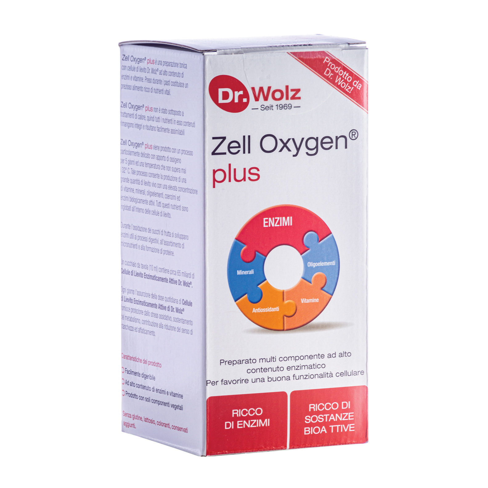 Zell oxygen plus 250ml dr wolz tonico