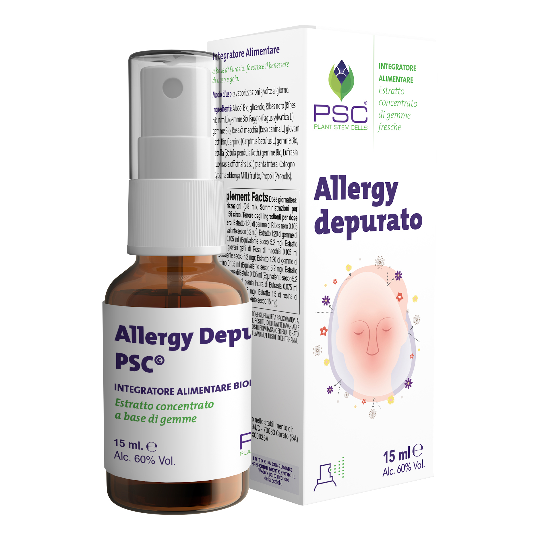 Psc allergy depurato spray 15 ml