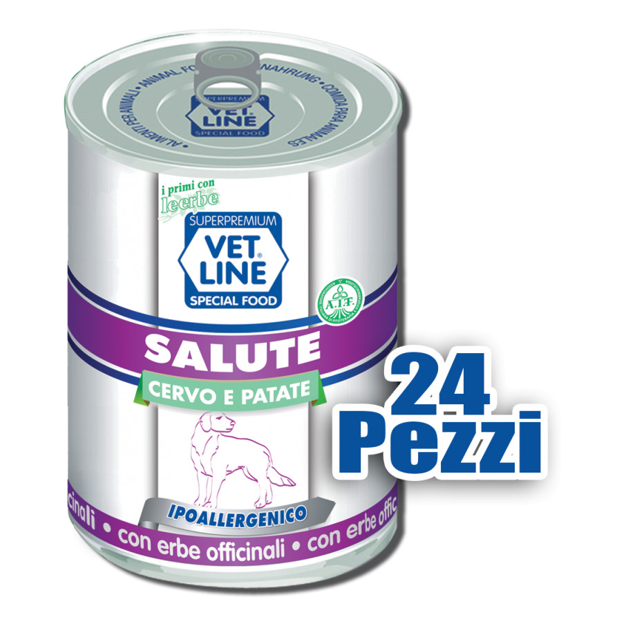 Vetline Cane Salute Cervo &amp; Patate 400 Gr