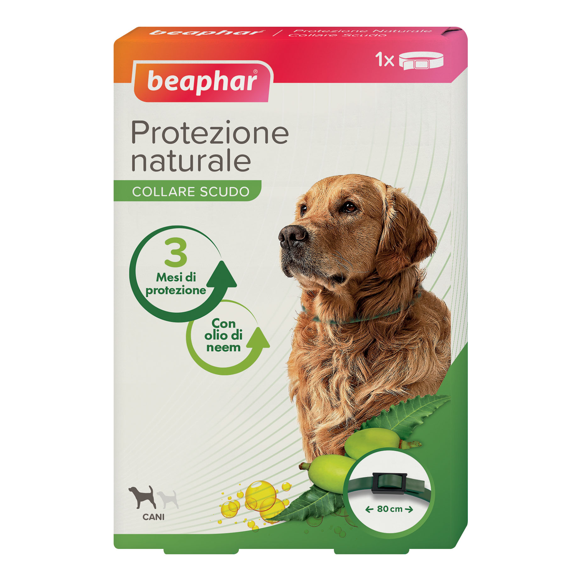 Protezione naturale collare cane grande