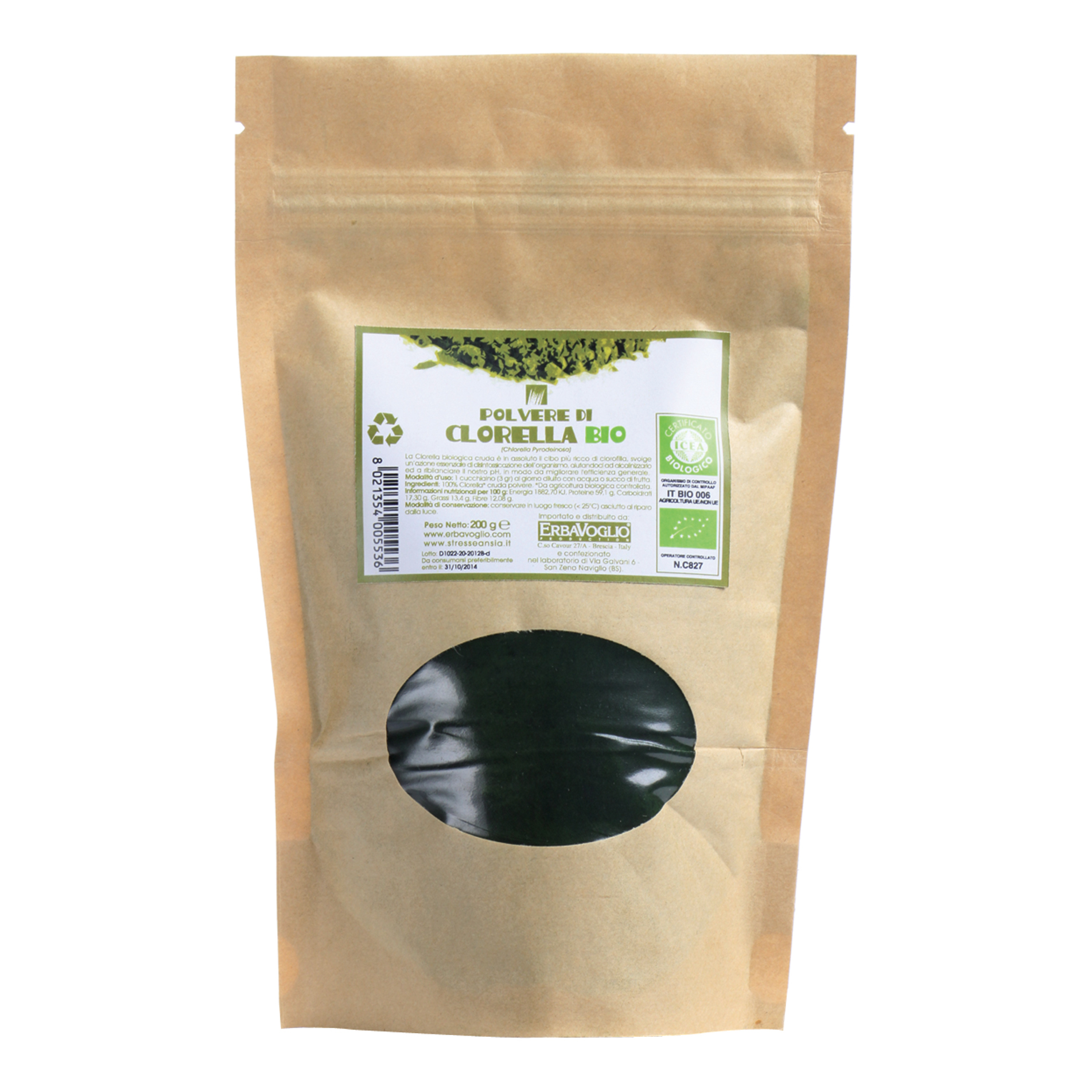 Clorella polvere biologico 200g