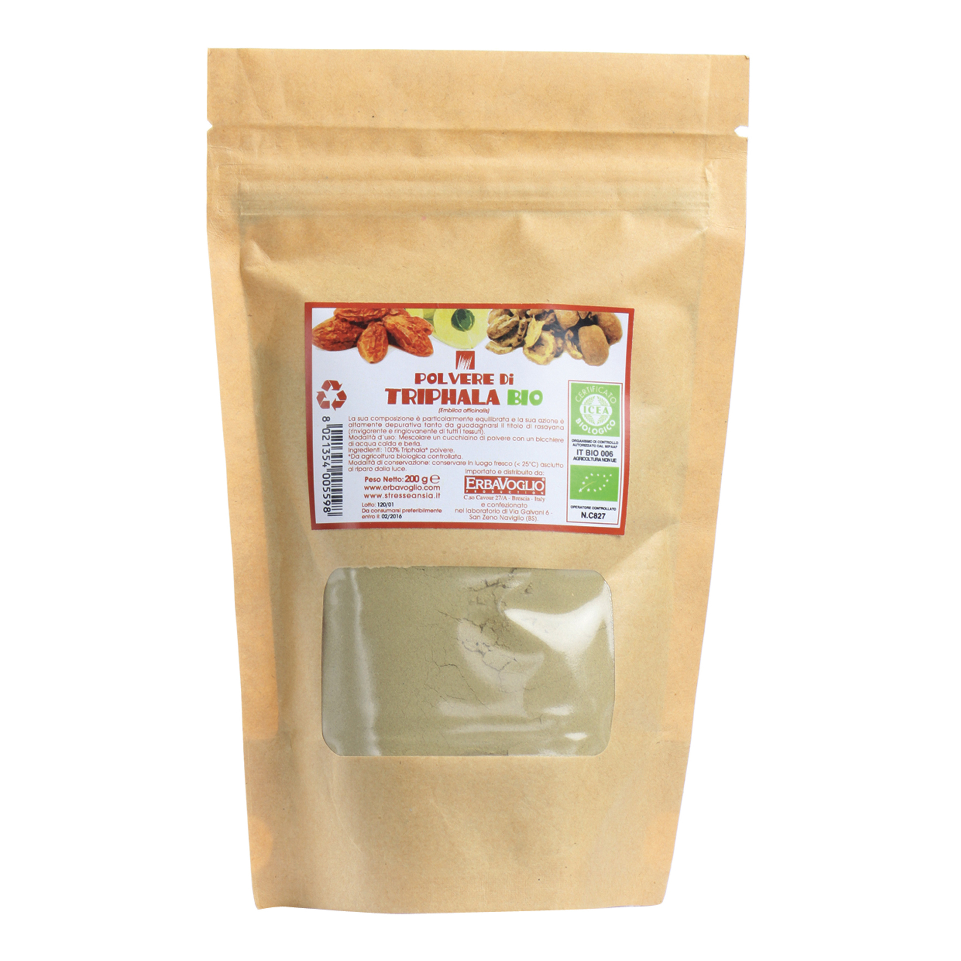 Triphala polvere bio 200g