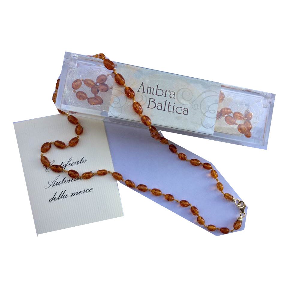 Collana ambra bimbi