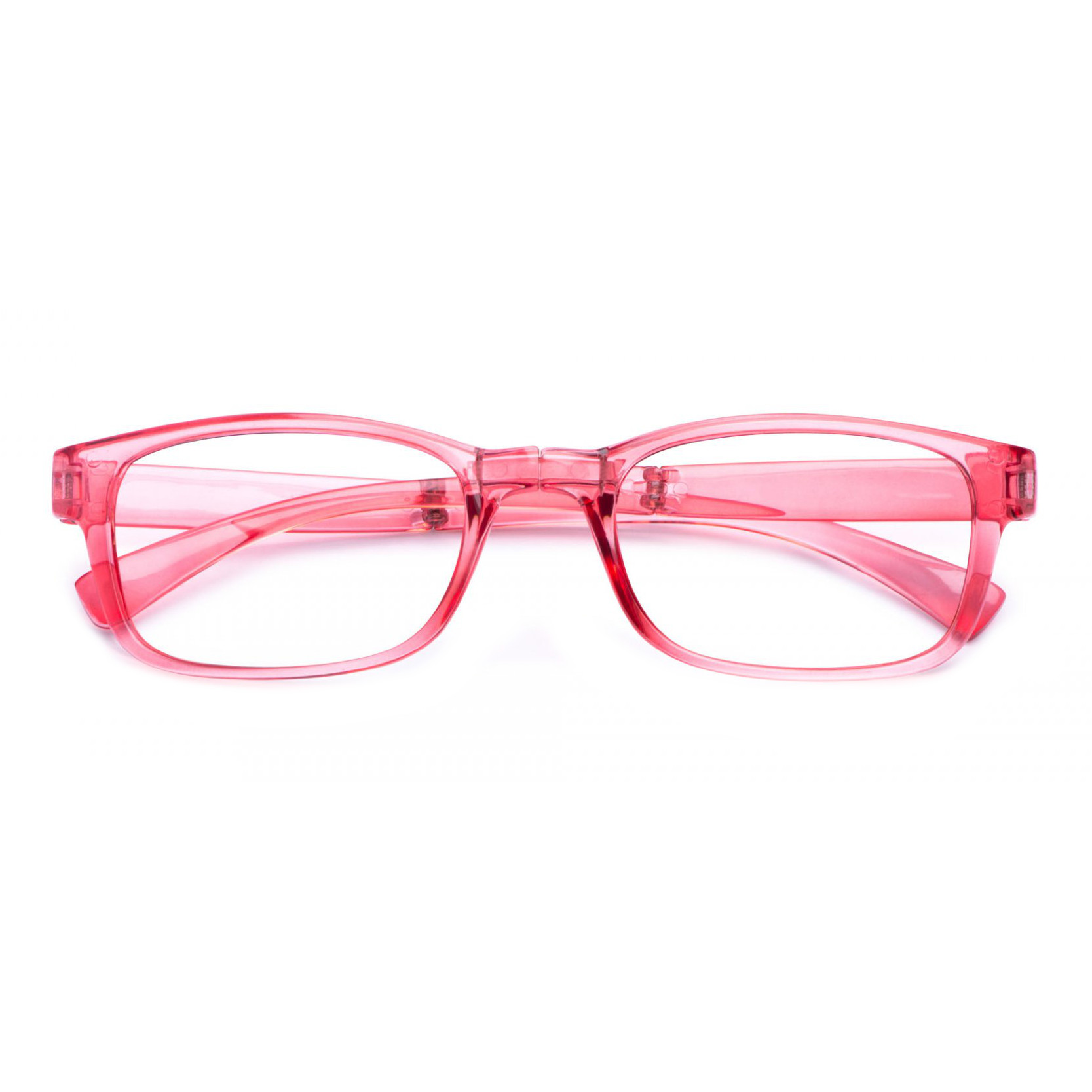 Occhiale da lettura premontato twins silver pocket rosso +1,0