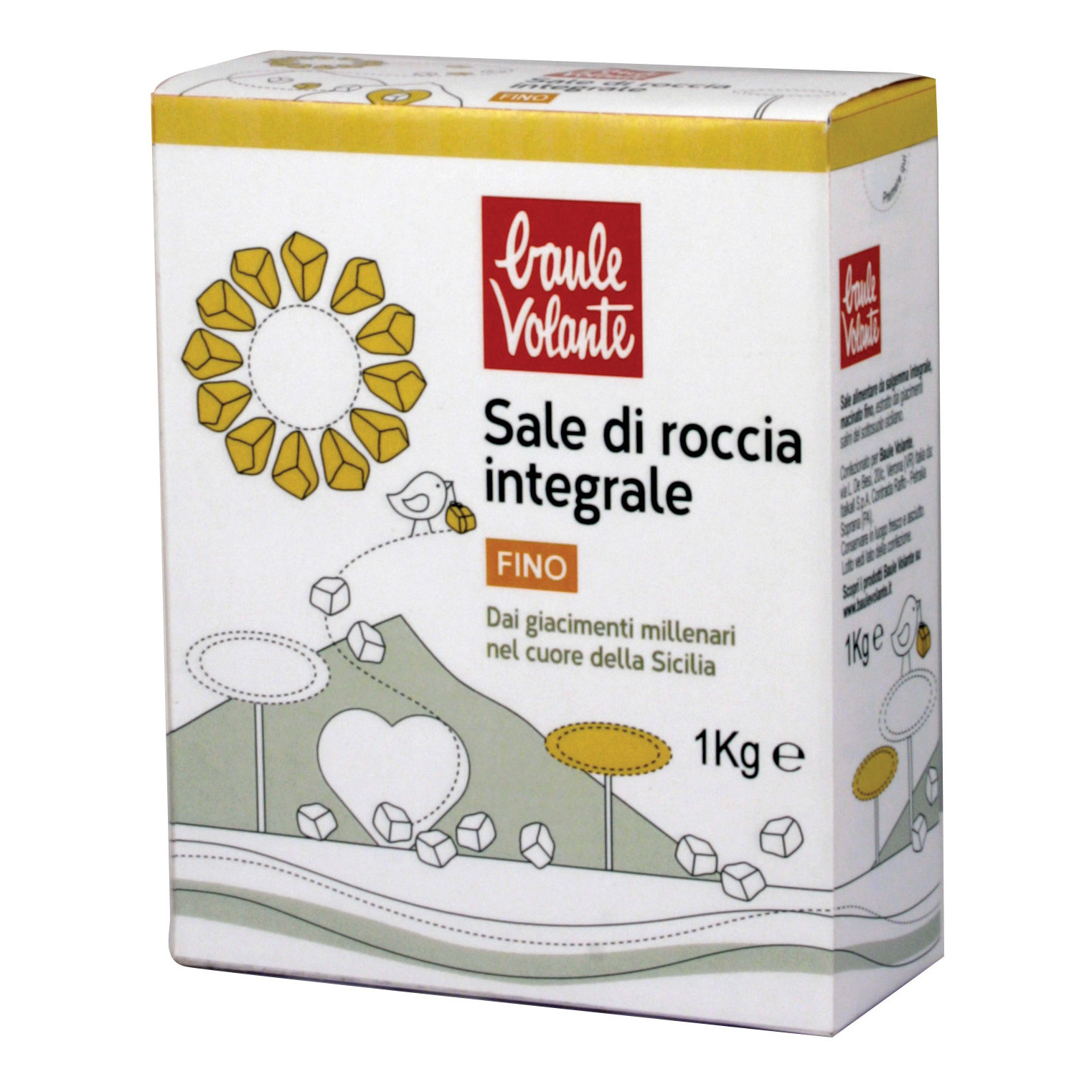 Sale di roccia integrale fino