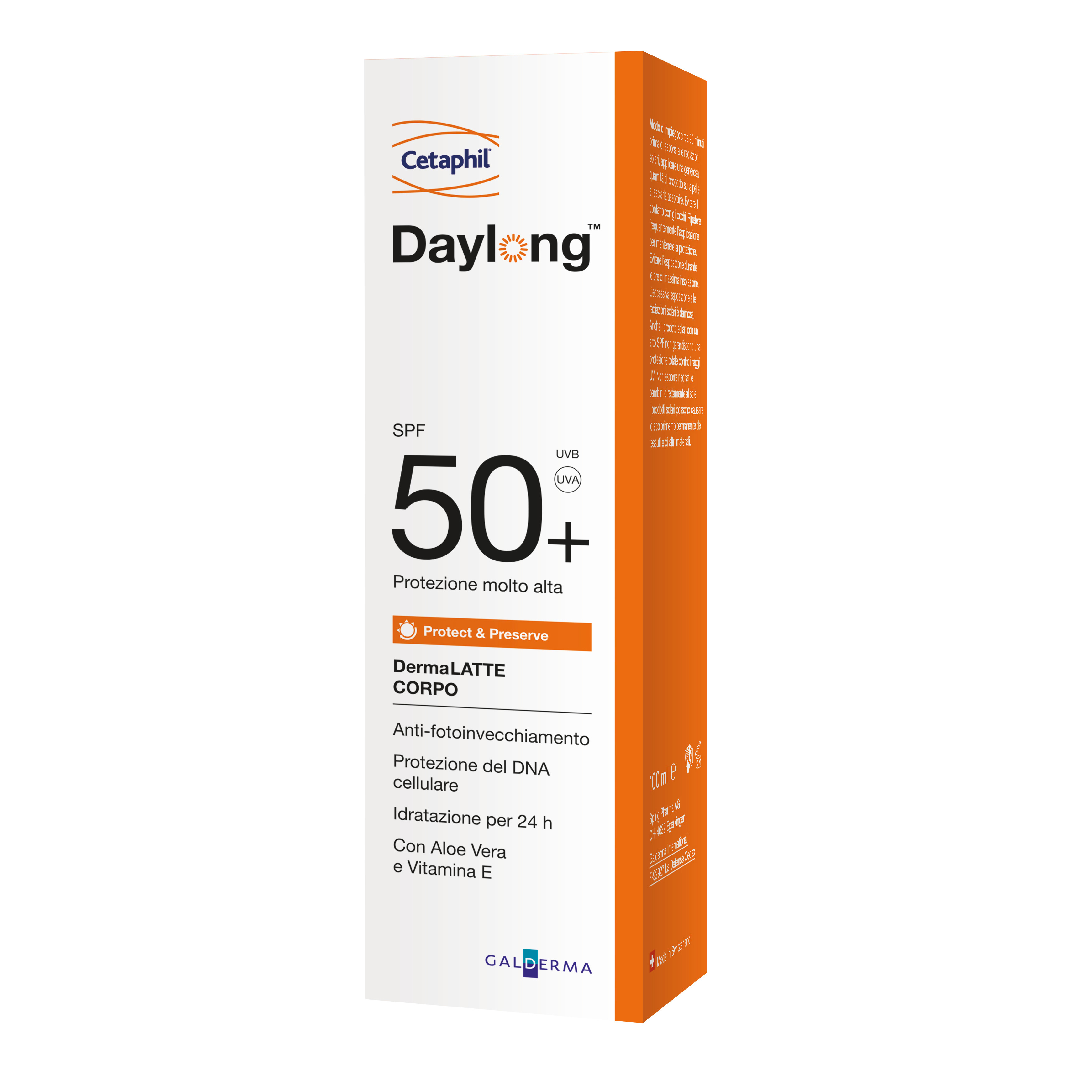 Daylong dermlatte spf50 corpo 100 ml