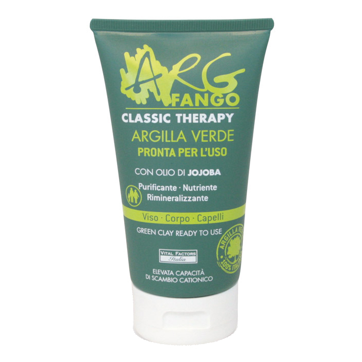 Argfango classic therapy argilla verde pronta per l'uso per viso corpo e capelli 150 ml