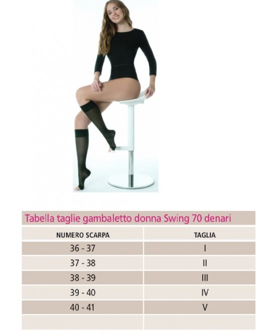 Gambaletto sensation 14mmhg punta aperta 2205pa 3