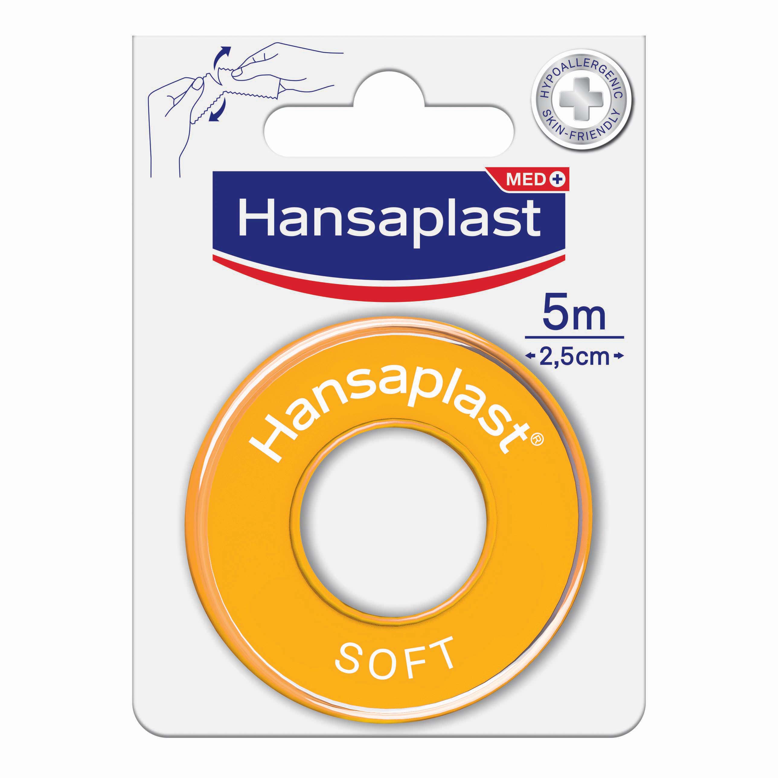 Hansaplast rocch soft 2,5x500cm