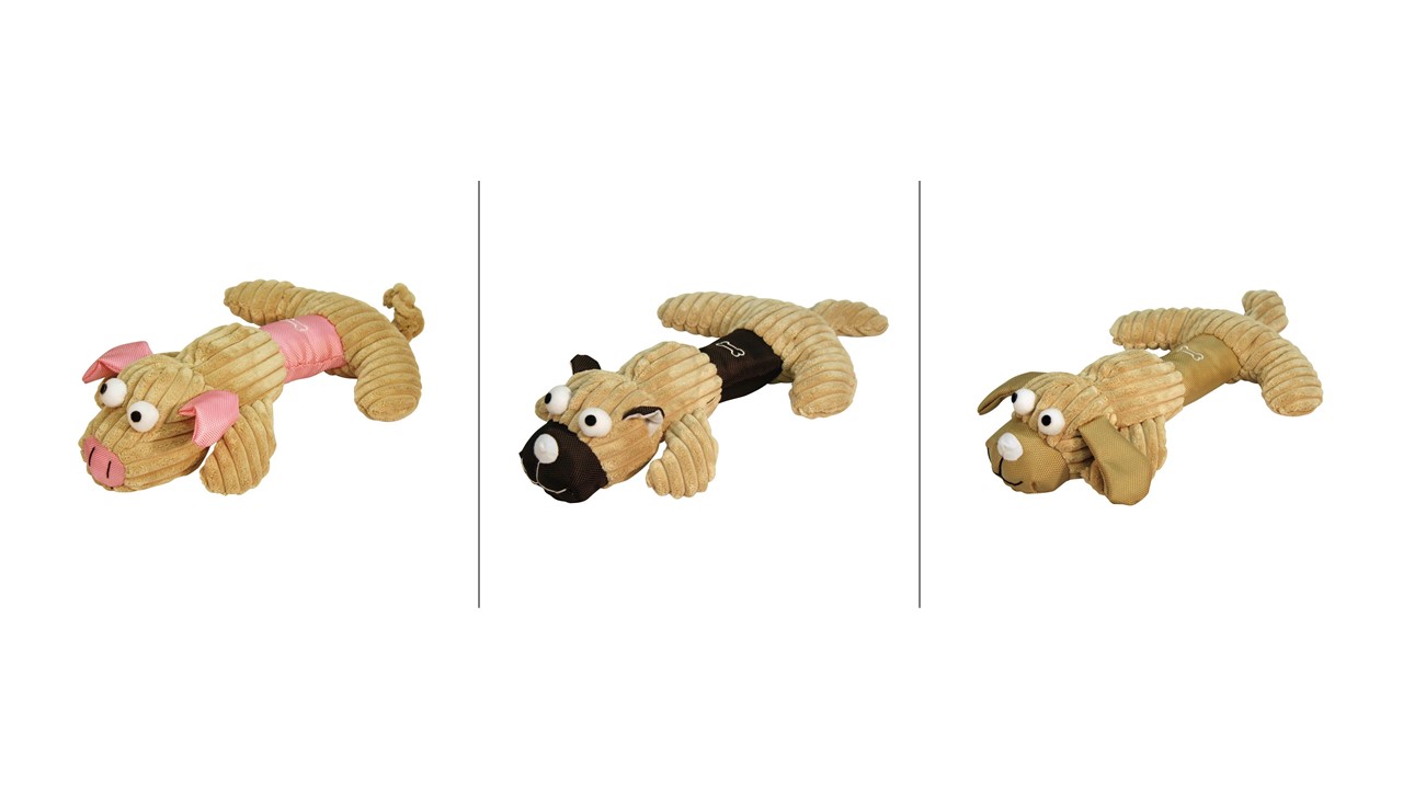 Kerbl Cane Gioco Orsetto/Maiale/Cane 35X22 Cm