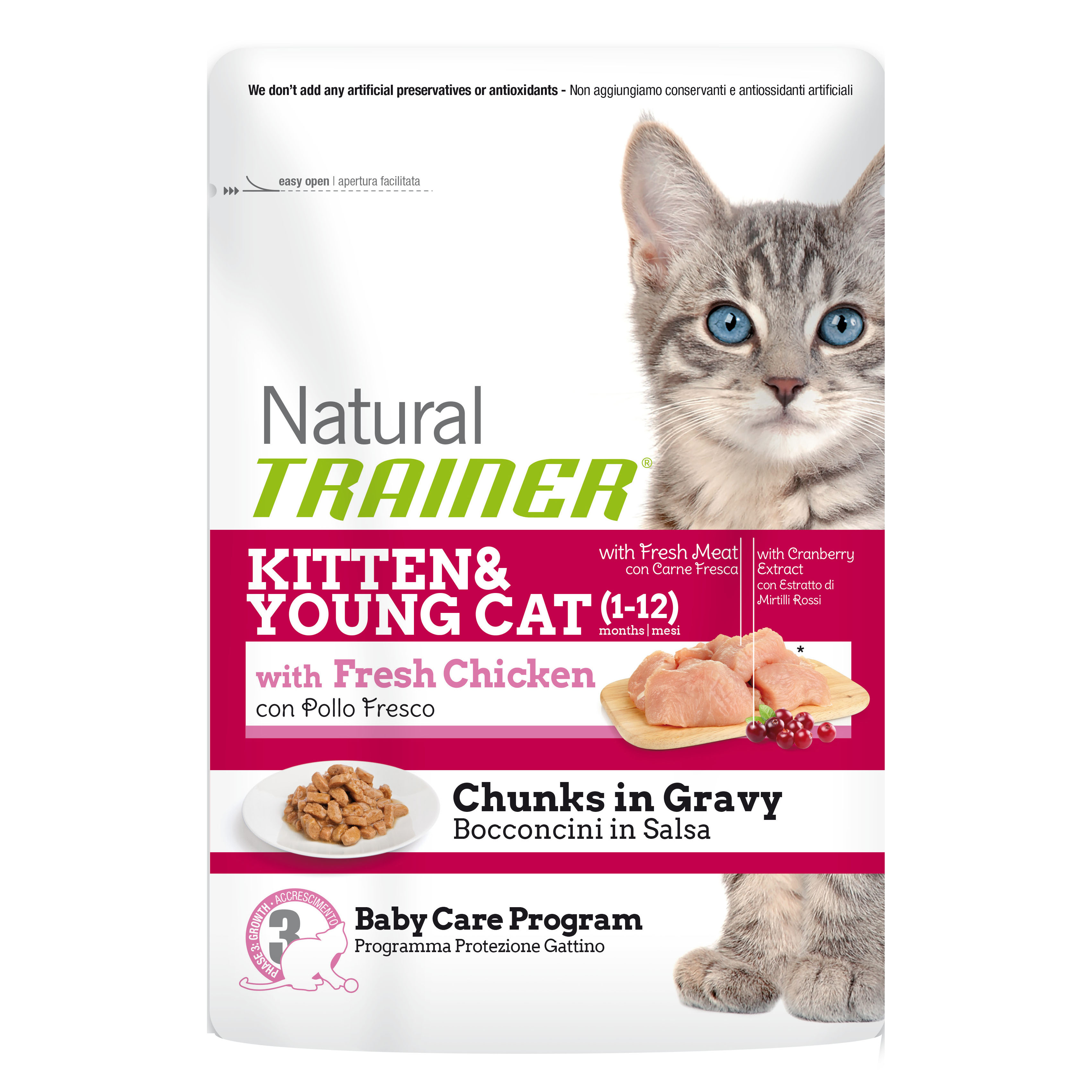 Trainer nat kitten&amp;young 85g