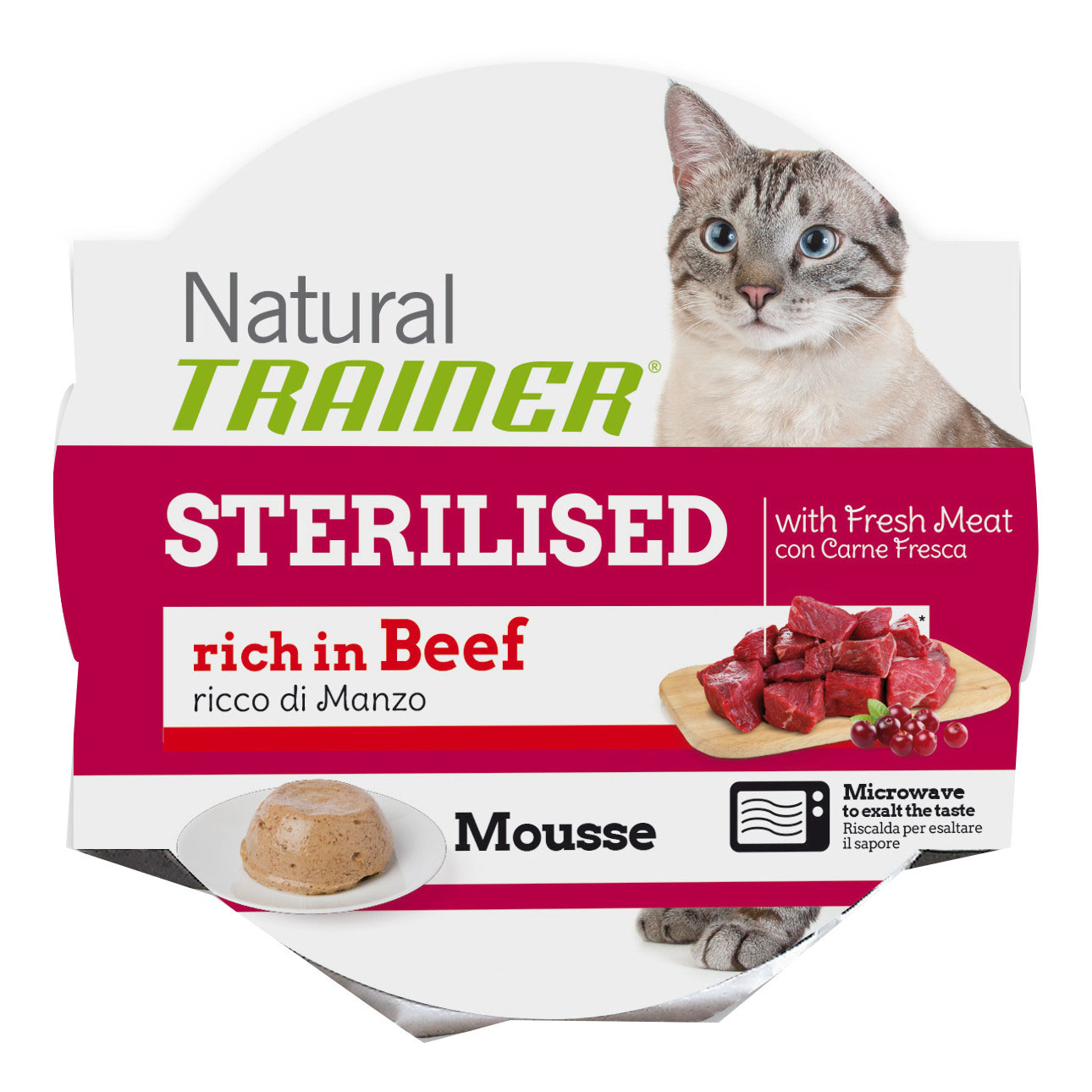 Trainer nat adult manzo 85g