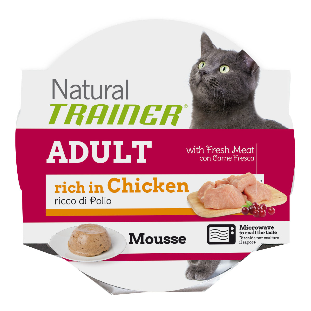 Trainer nat adult pollo 85g