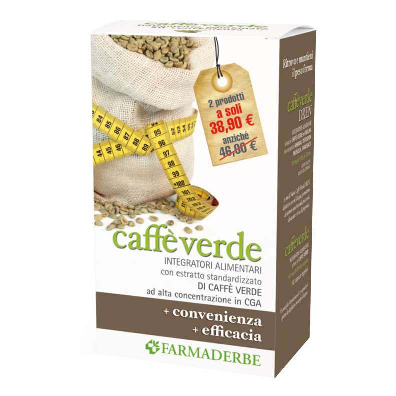 Caffe' verde kit caffe' verde dren 500 ml + caffe' verde 60 capsule
