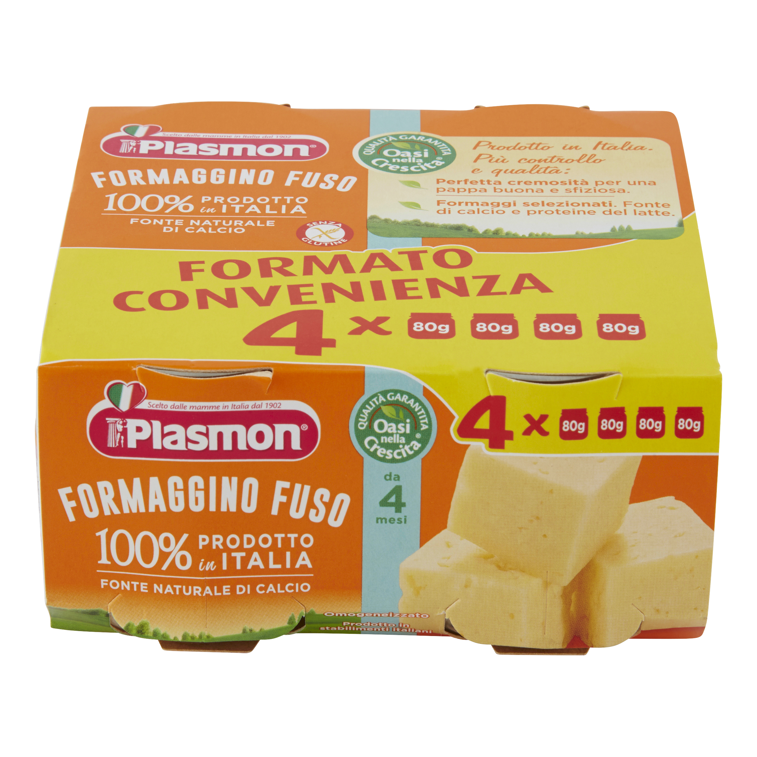 Plasmon omog formaggino 4x80g