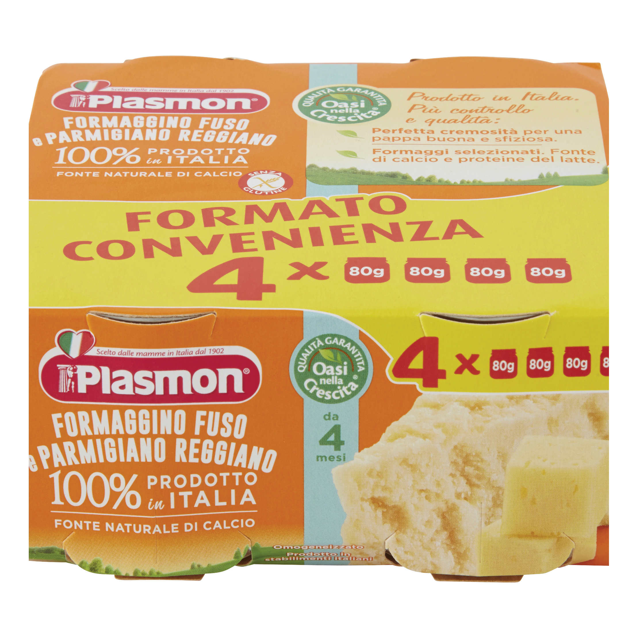 Plasmon omog for/parmig 4x80g