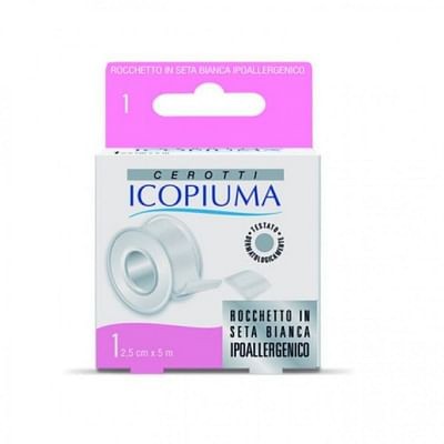Icopiuma rocch.seta bian.2,5x5