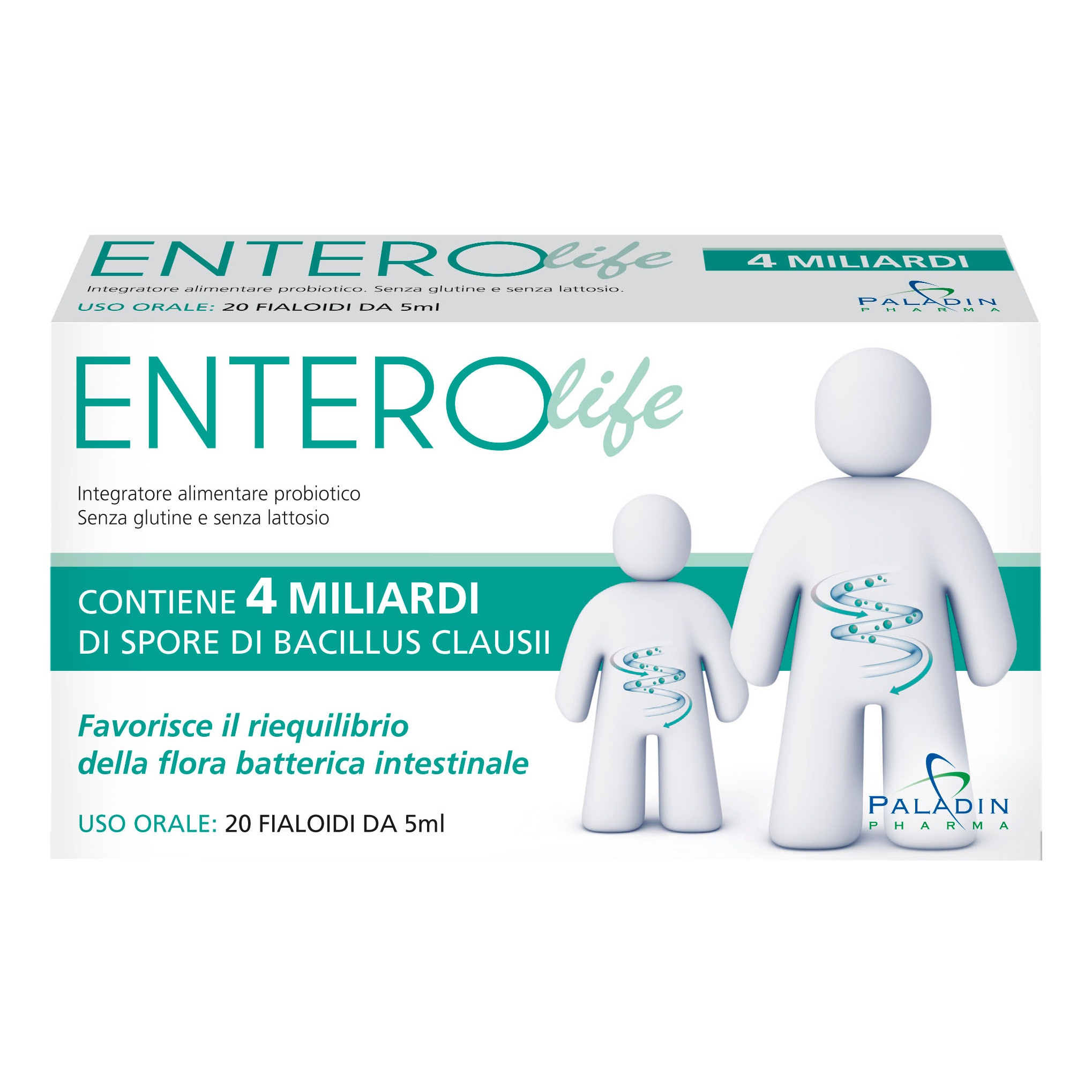 Enterolife forte 4 miliardi 20 fiale da 5 ml