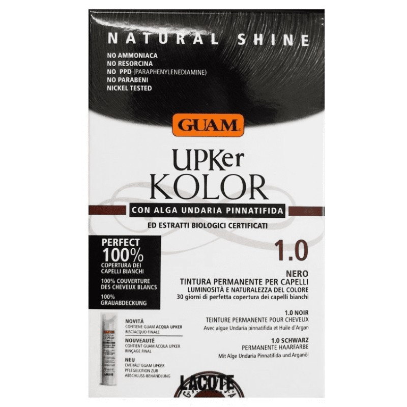 Guam upker kolor tinta capelli nero 1.0 idf