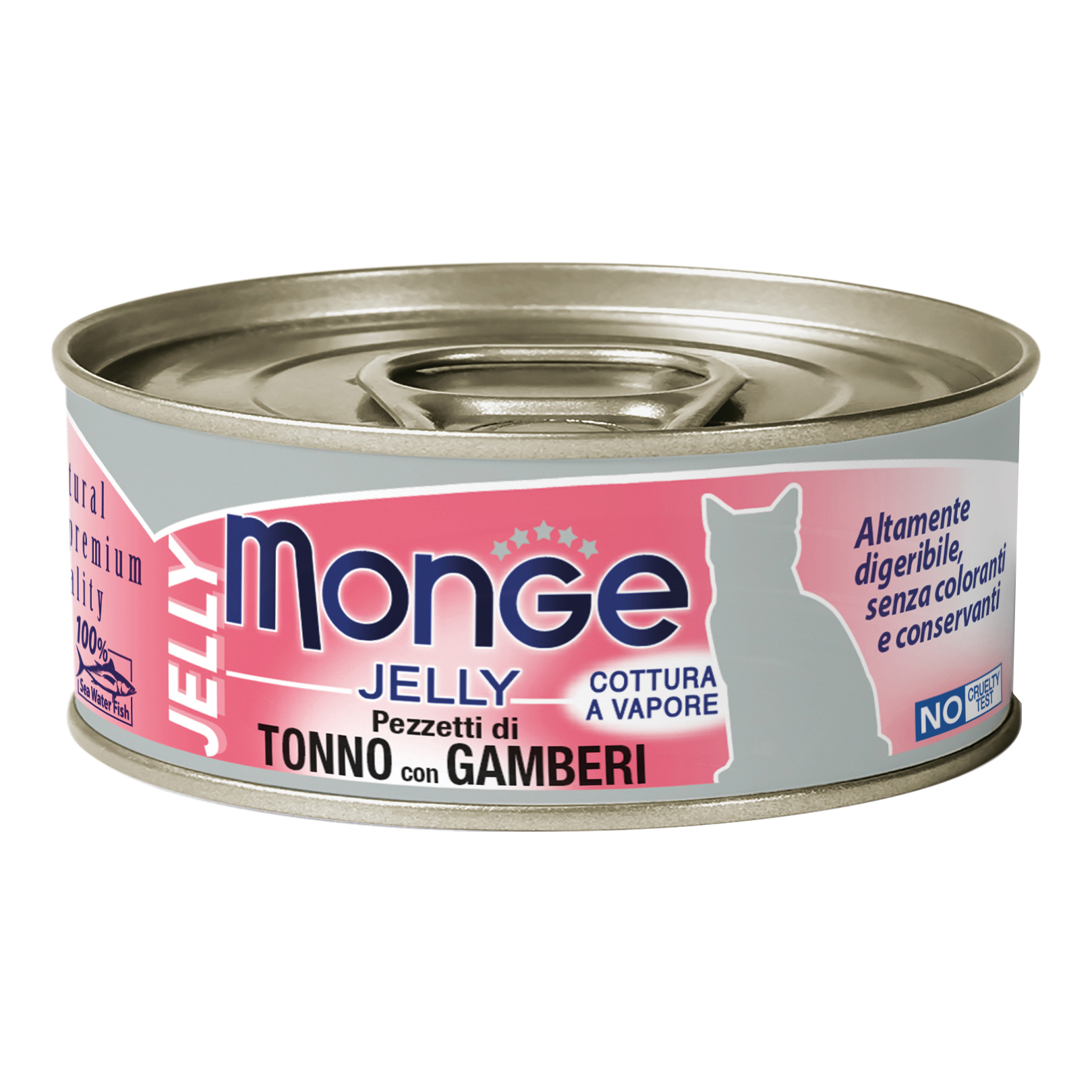 Monge Gatto Natural Lattina Adulto Pollo & Gamberetti 80 Gr