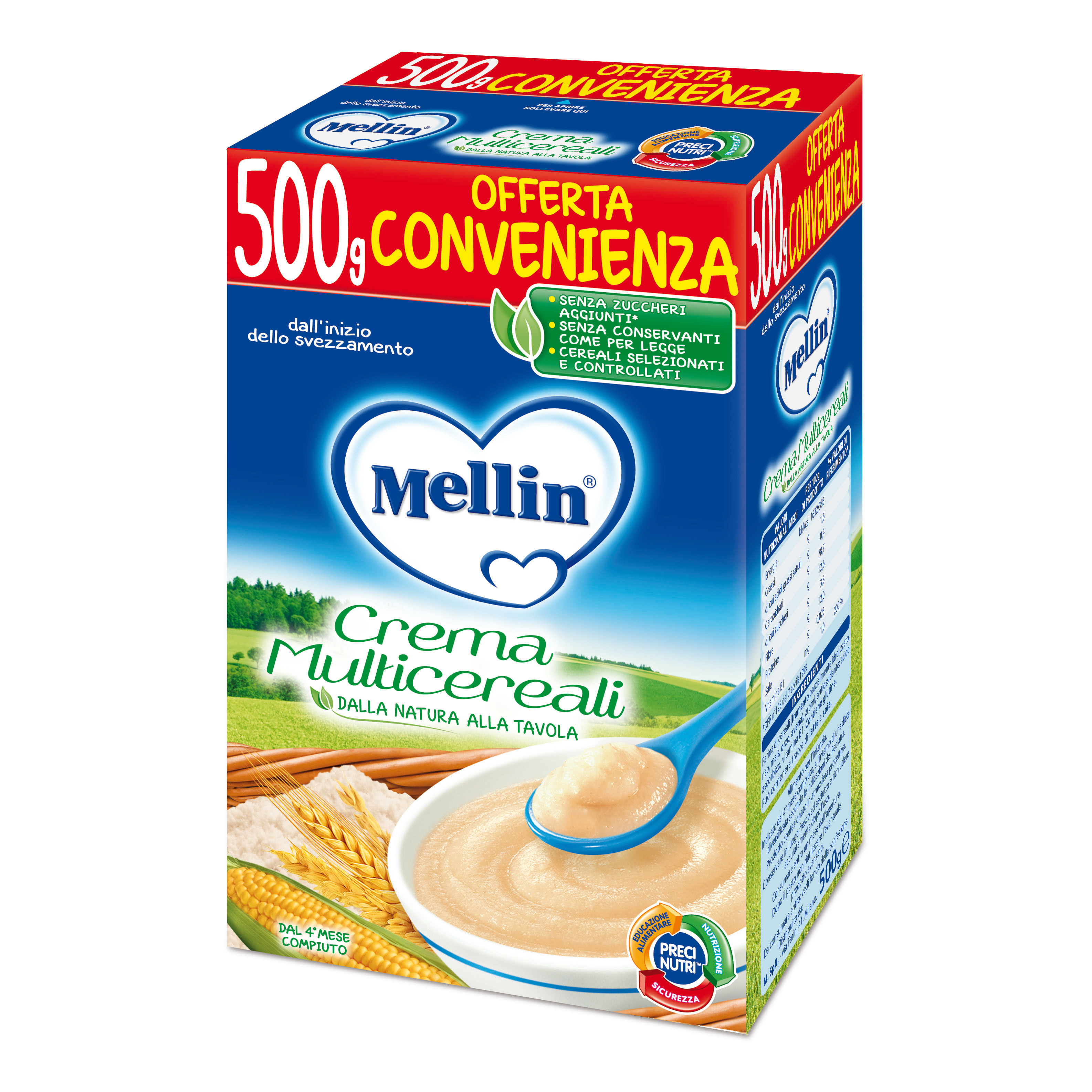 Mellin multi cereali 500g