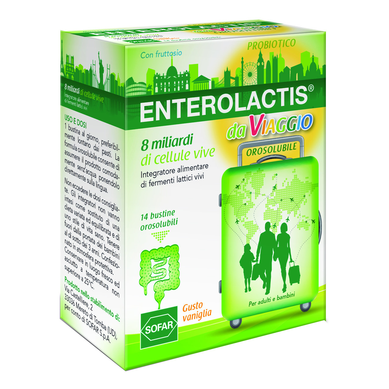 Enterolactis viaggio 14buste oro