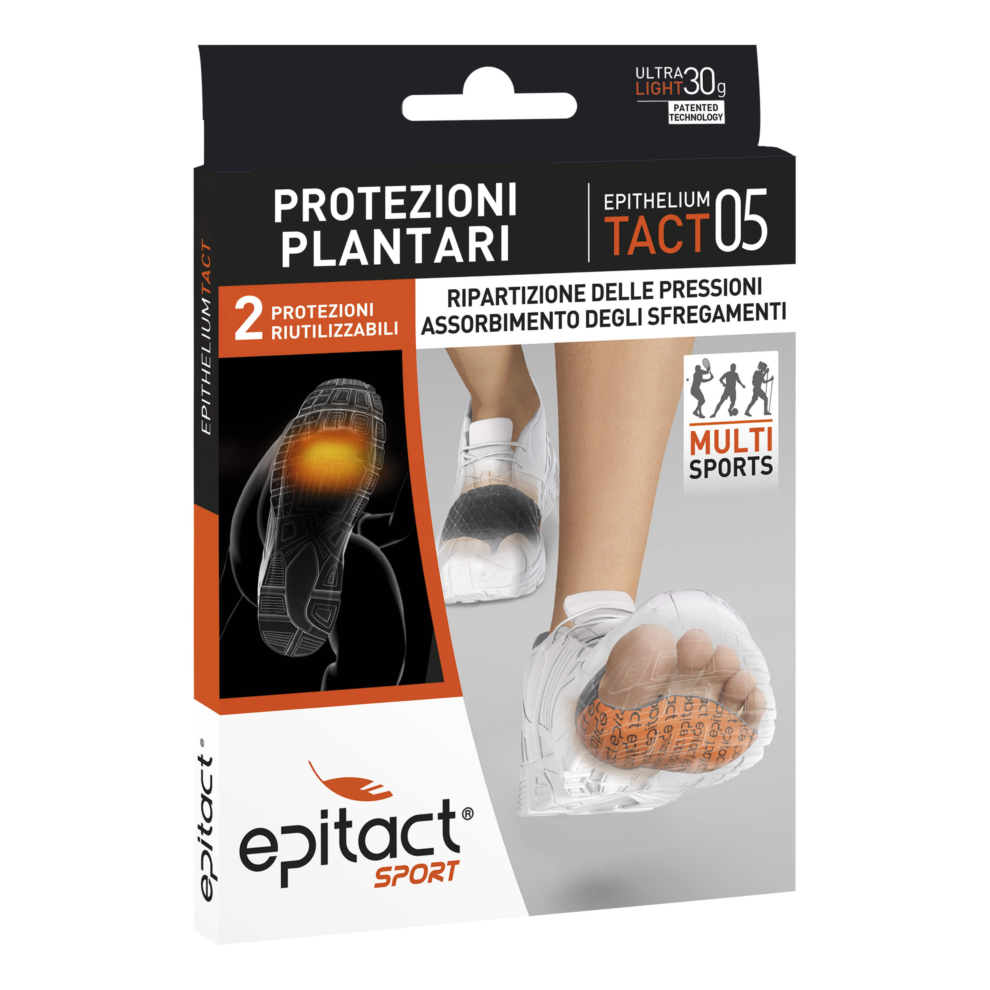 Epitact Sport Protezioni Plantari Misura S