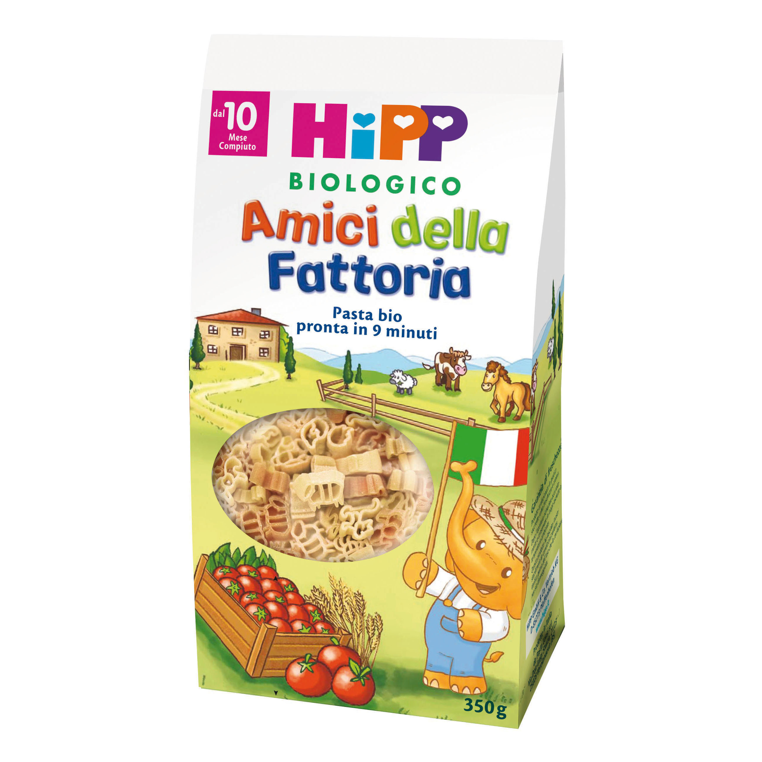 Hipp pasta amici fattoria 350g