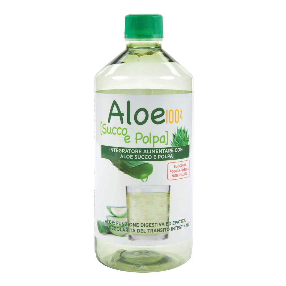 Aloe succo e polpa 100% 1 litro