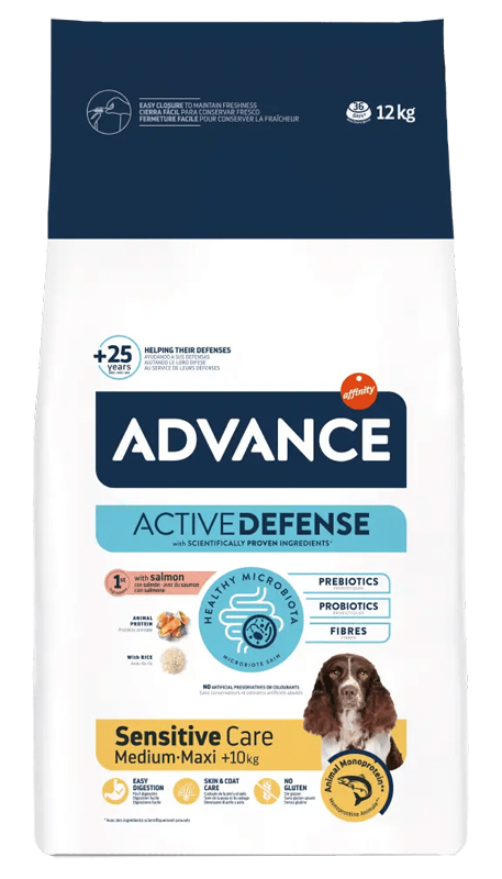 Advance Cane Sensitive Medium&amp;Maxi Salmone &amp; Riso 12 Kg