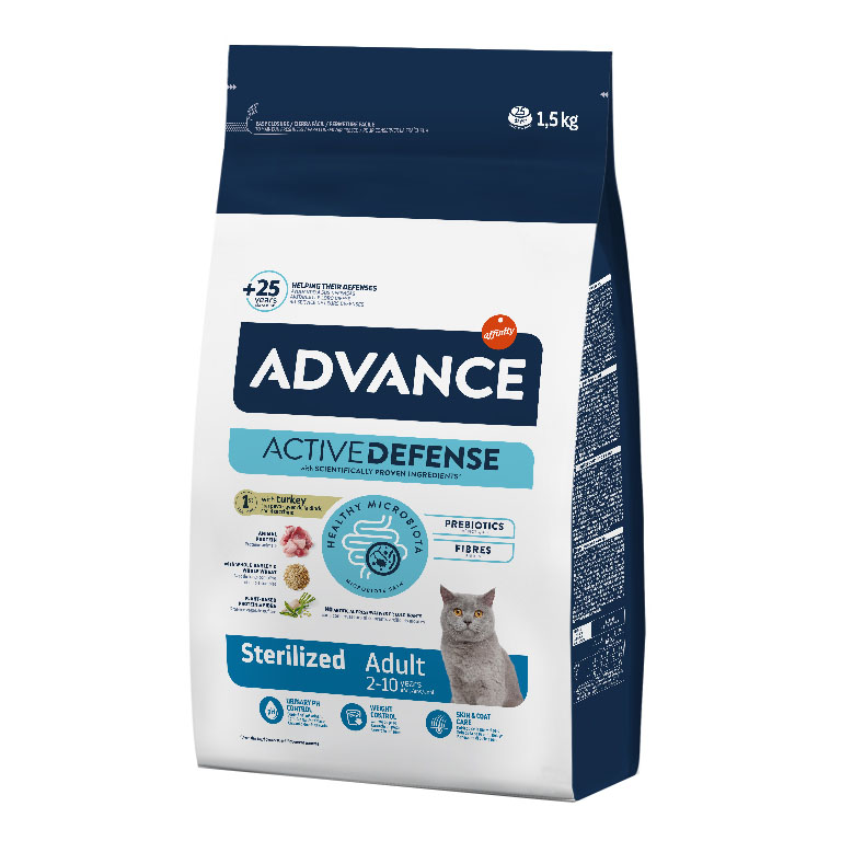 Advance cat adult sterilized chicken &amp; rice 1,5 kg