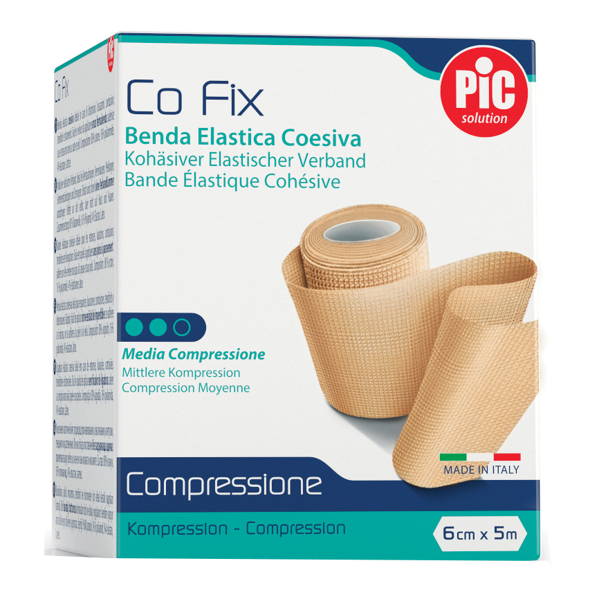 Pic CoFix - Benda Elastica Coesiva 12cm x 5m 1 Pezzo