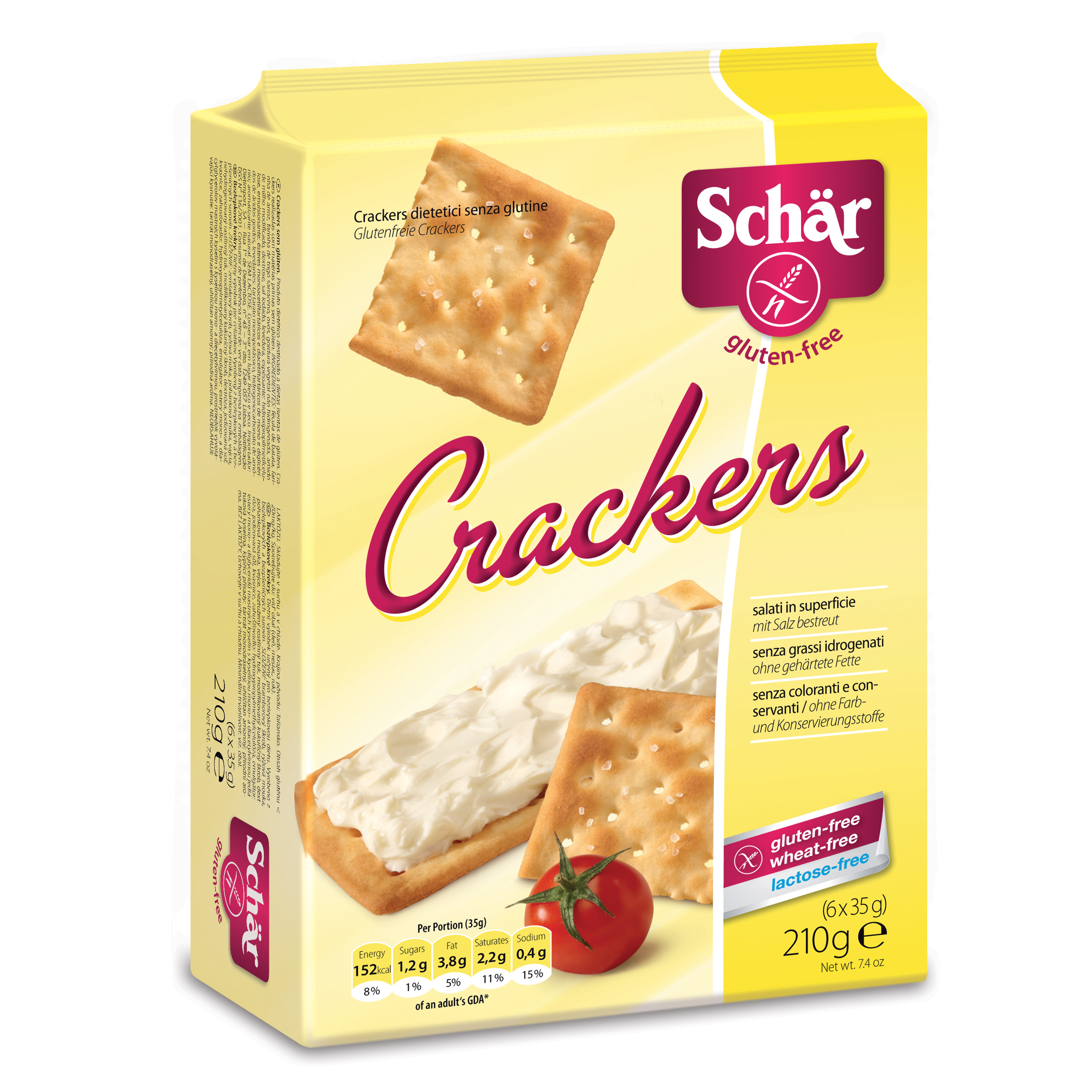 Schar crackers 6x35 g promo