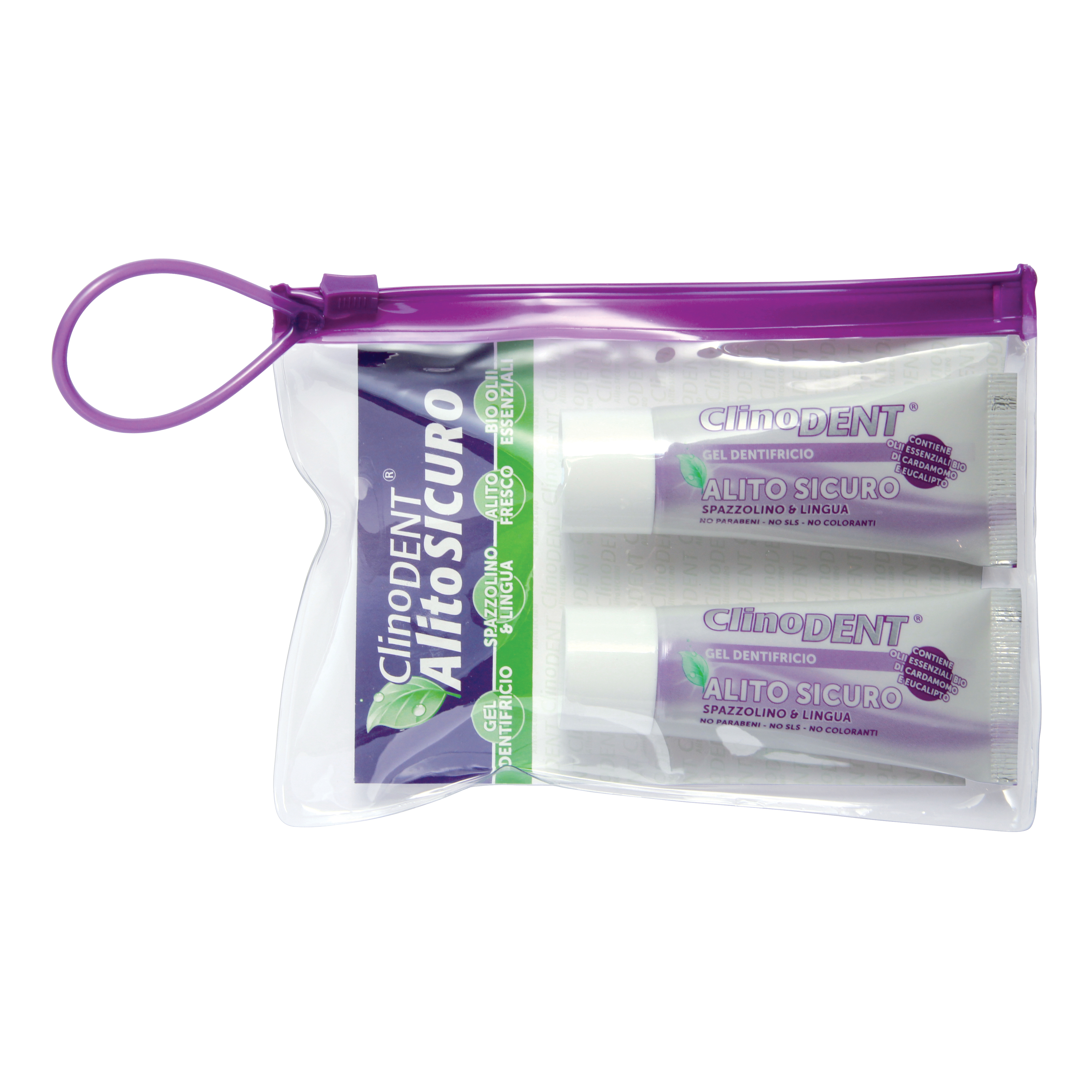 Clinodent gel dentifricio alito sicuro 2 tubetti da 20 ml