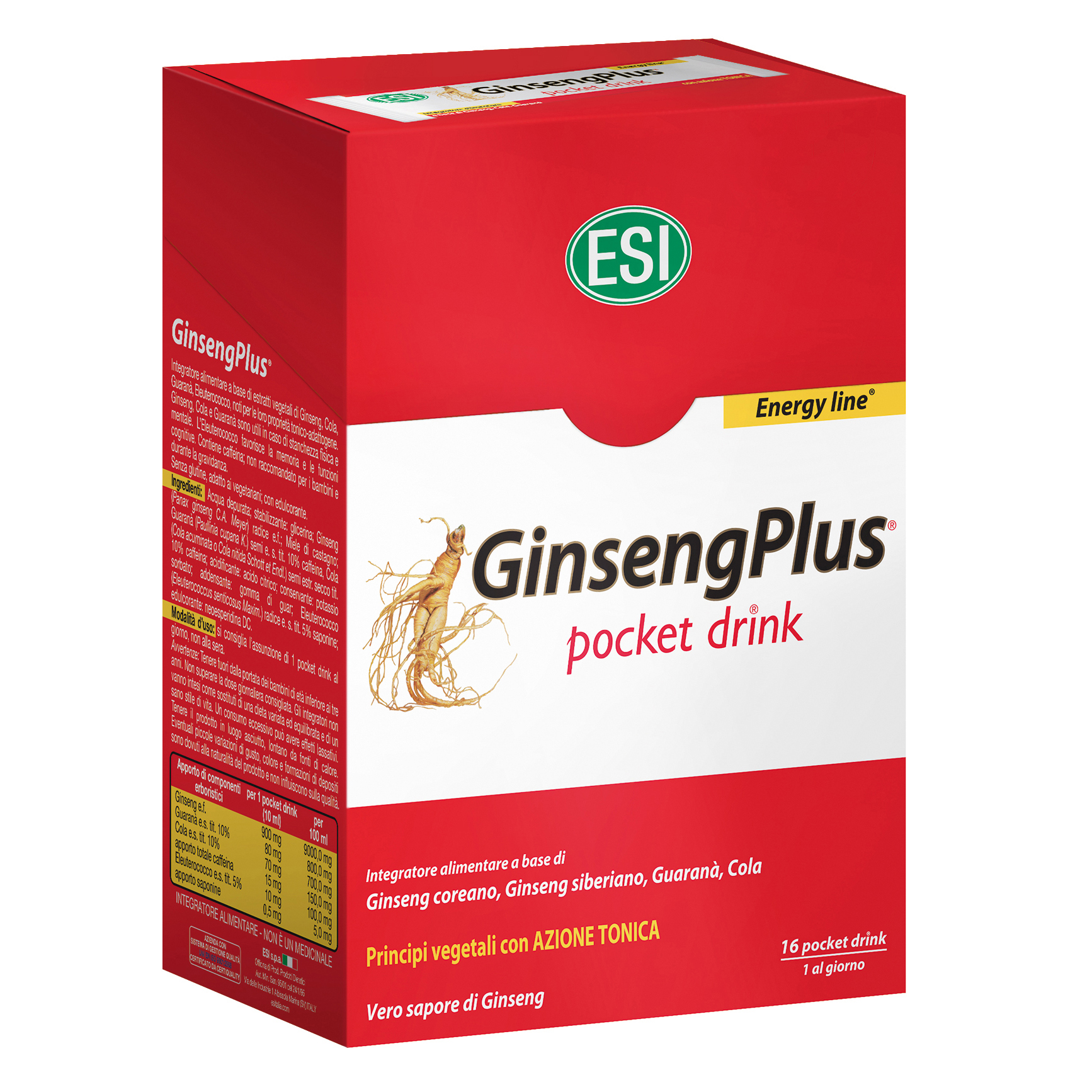 Ginsengplus 16 pocket drink