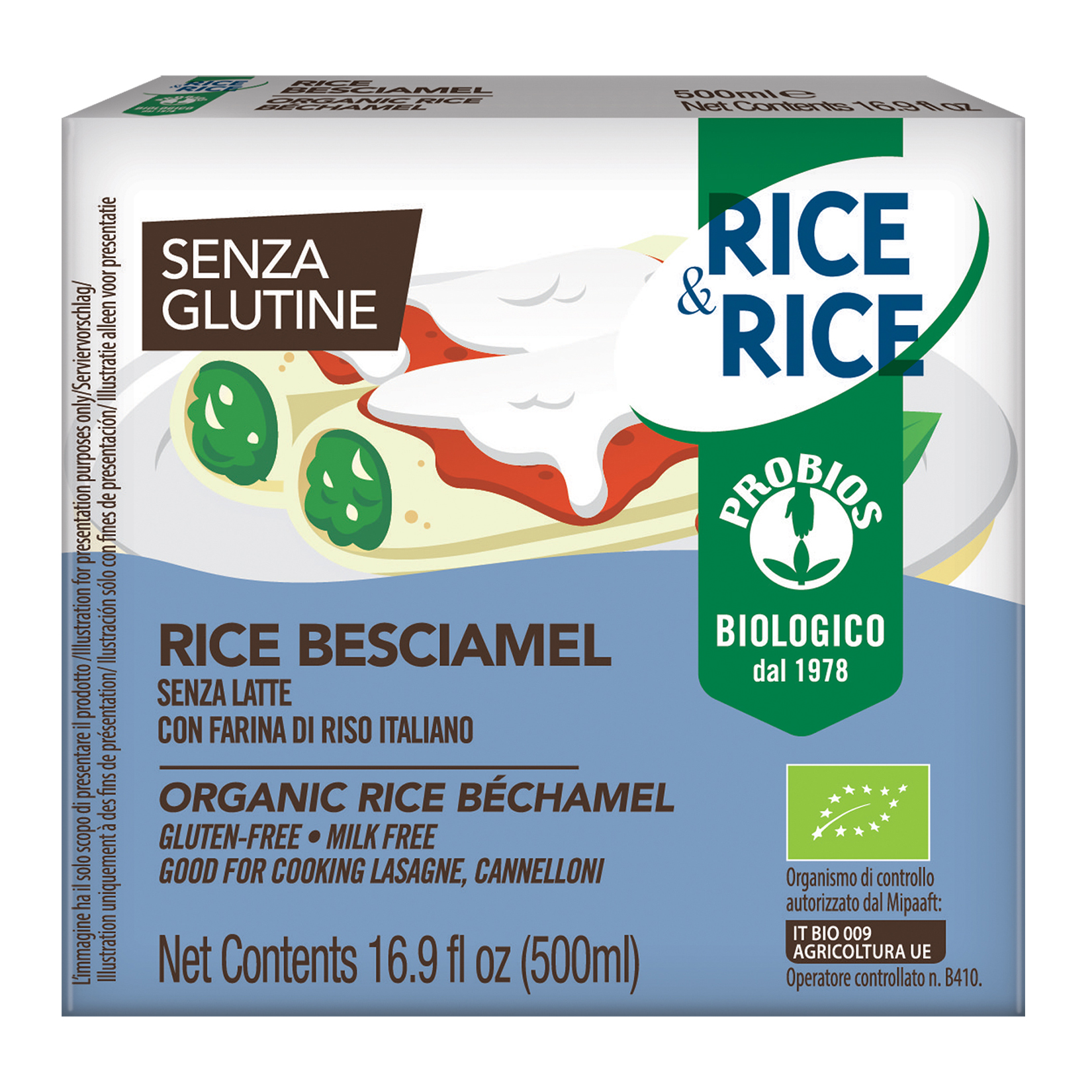 Rice&amp;rice rice besciamel 500 ml