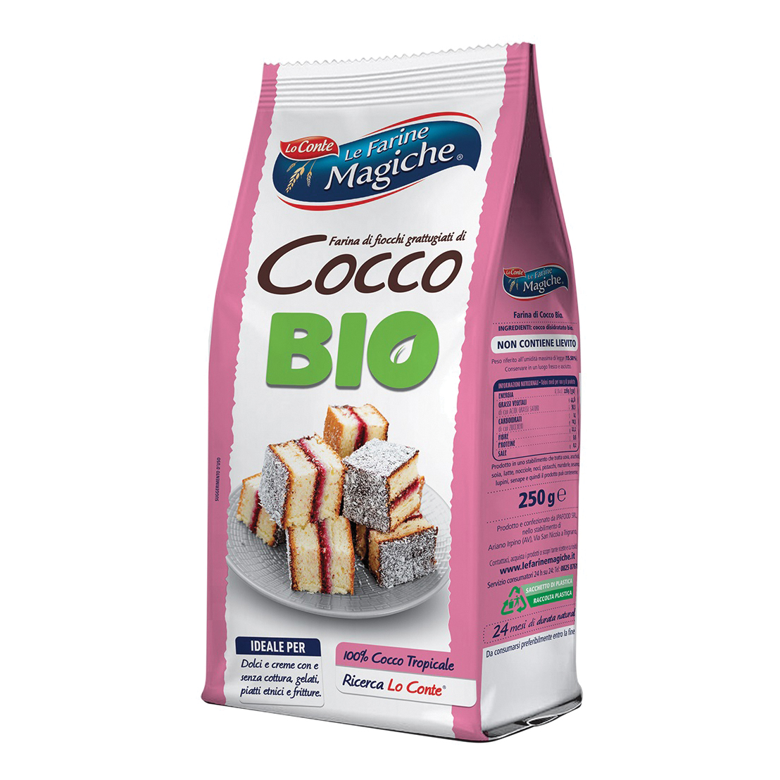 Farine Magiche Cocco Grattuggiato 250g