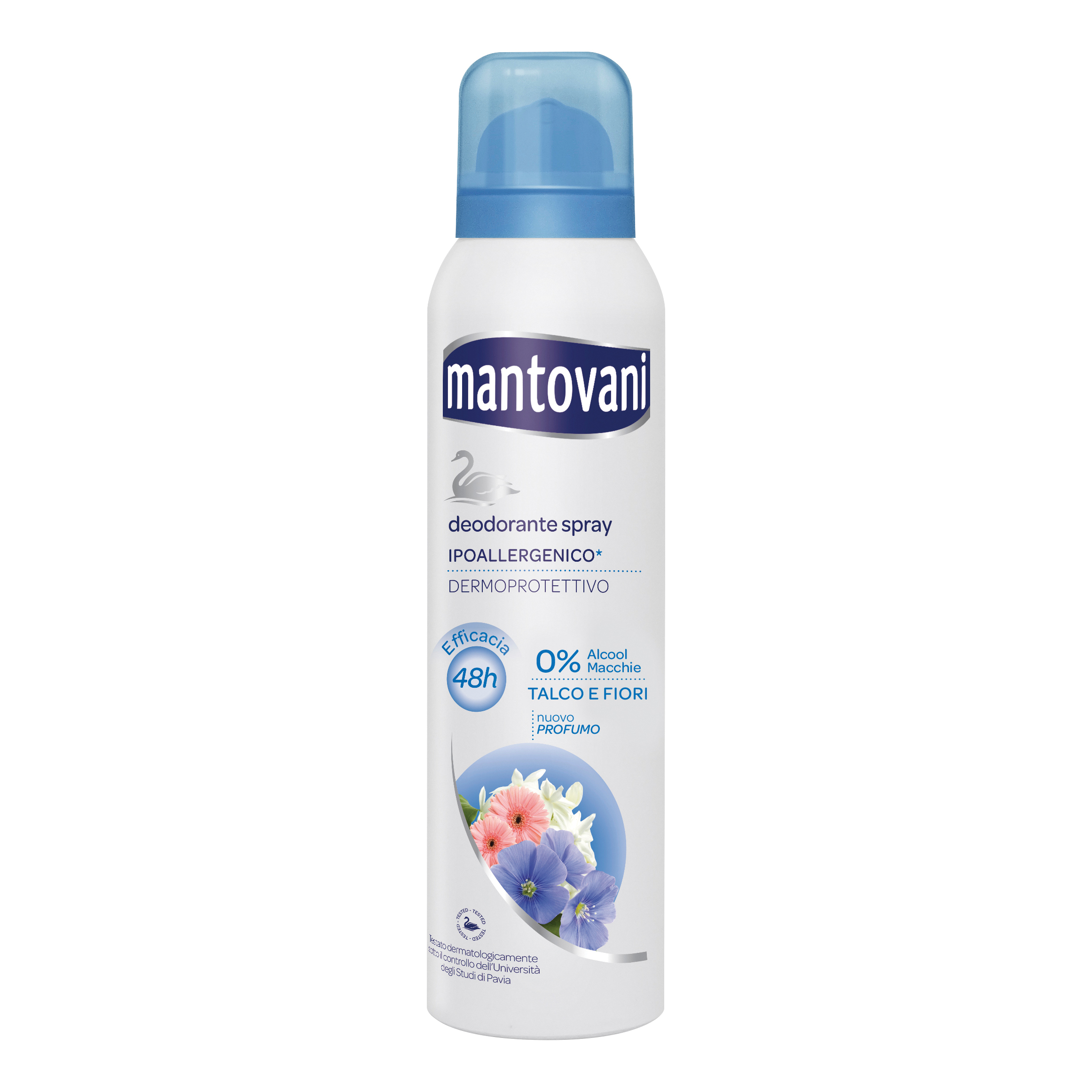 Mantovani deodorante spray talco 48h anti macchia 150 ml