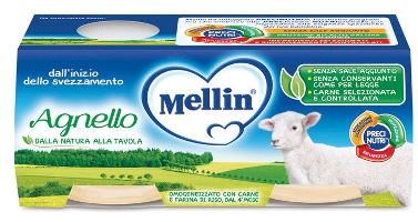 Omo mellin agnello 2x120g