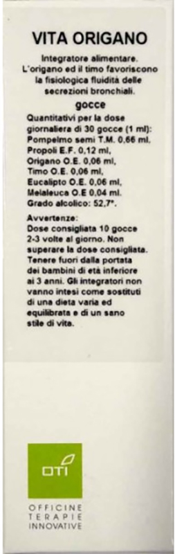Vita Origano Gocce 30ml Oti