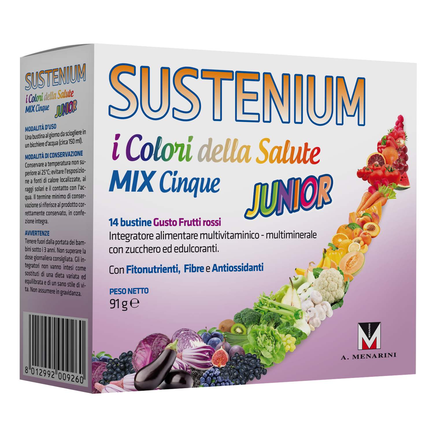 Sustenium colori della salute mix 5 junior promo 14 bustine