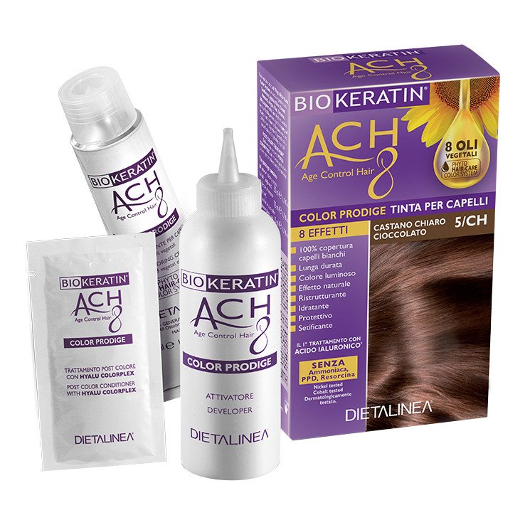 Biokeratin ach8 color prodige 4/ca castano caramello