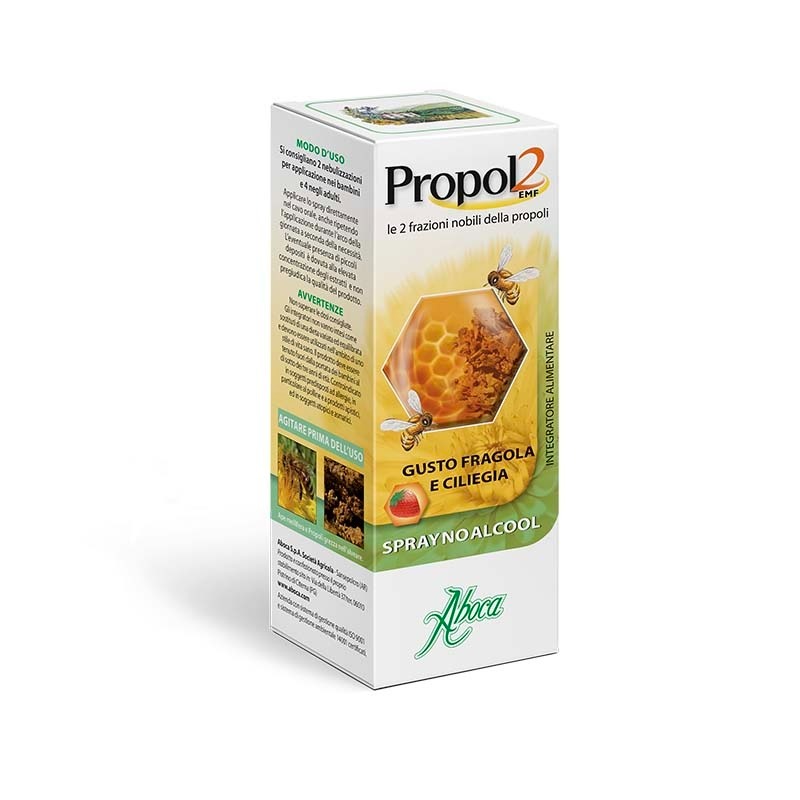 Propol2 EMF Spray No Alcool Fragola e Ciliegia 30 ml