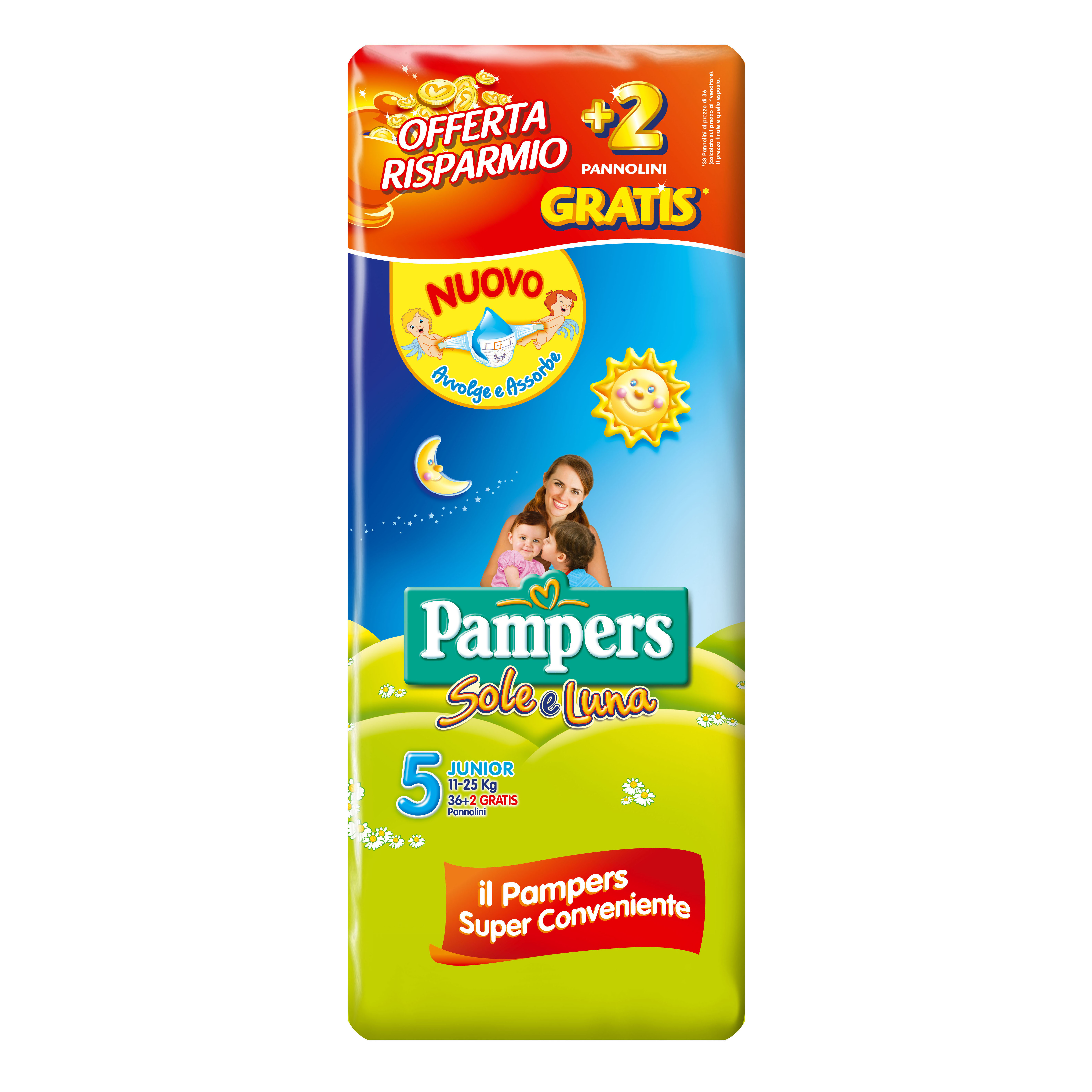Pampers solel junior 36+2p 9417