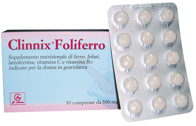 Sanodet Foliferro 30 Compresse 500mg