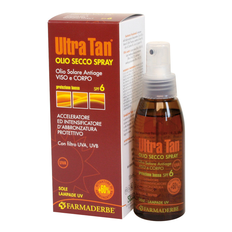 Ultra tan olio secco spf 6 100 ml