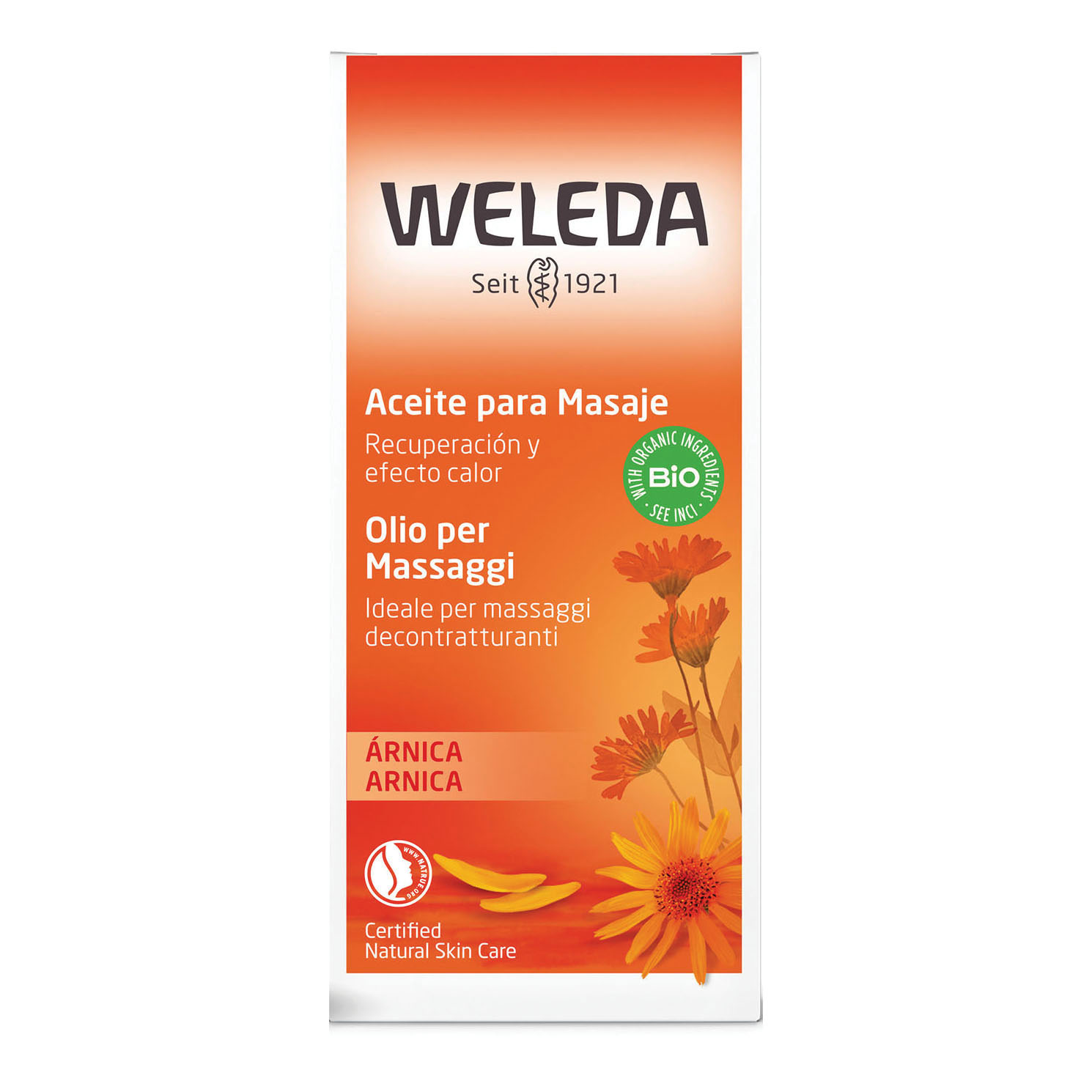 Weleda olio mass.arnica 50ml