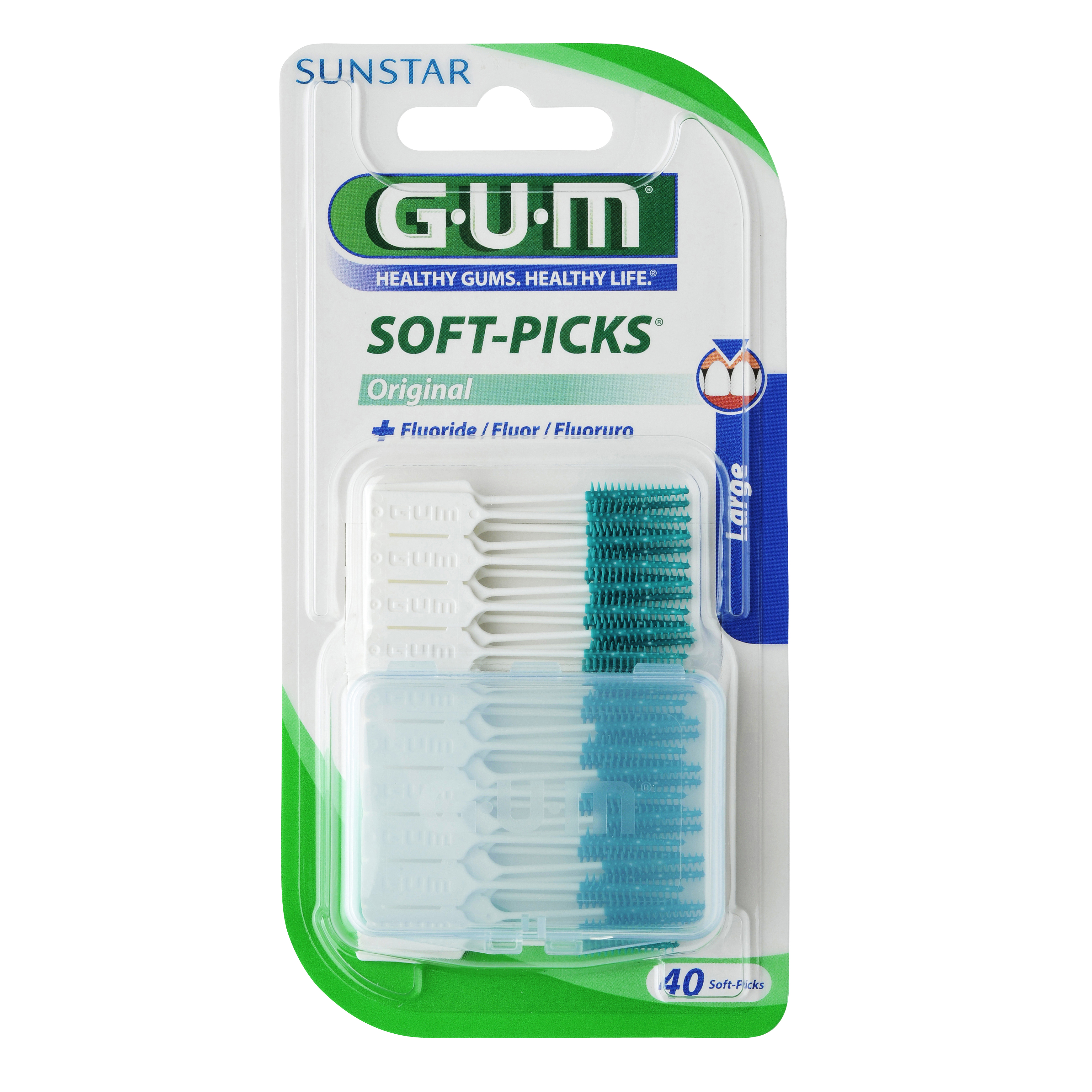 Gum softpicks Scovolino gomma Large 40 Pezzi