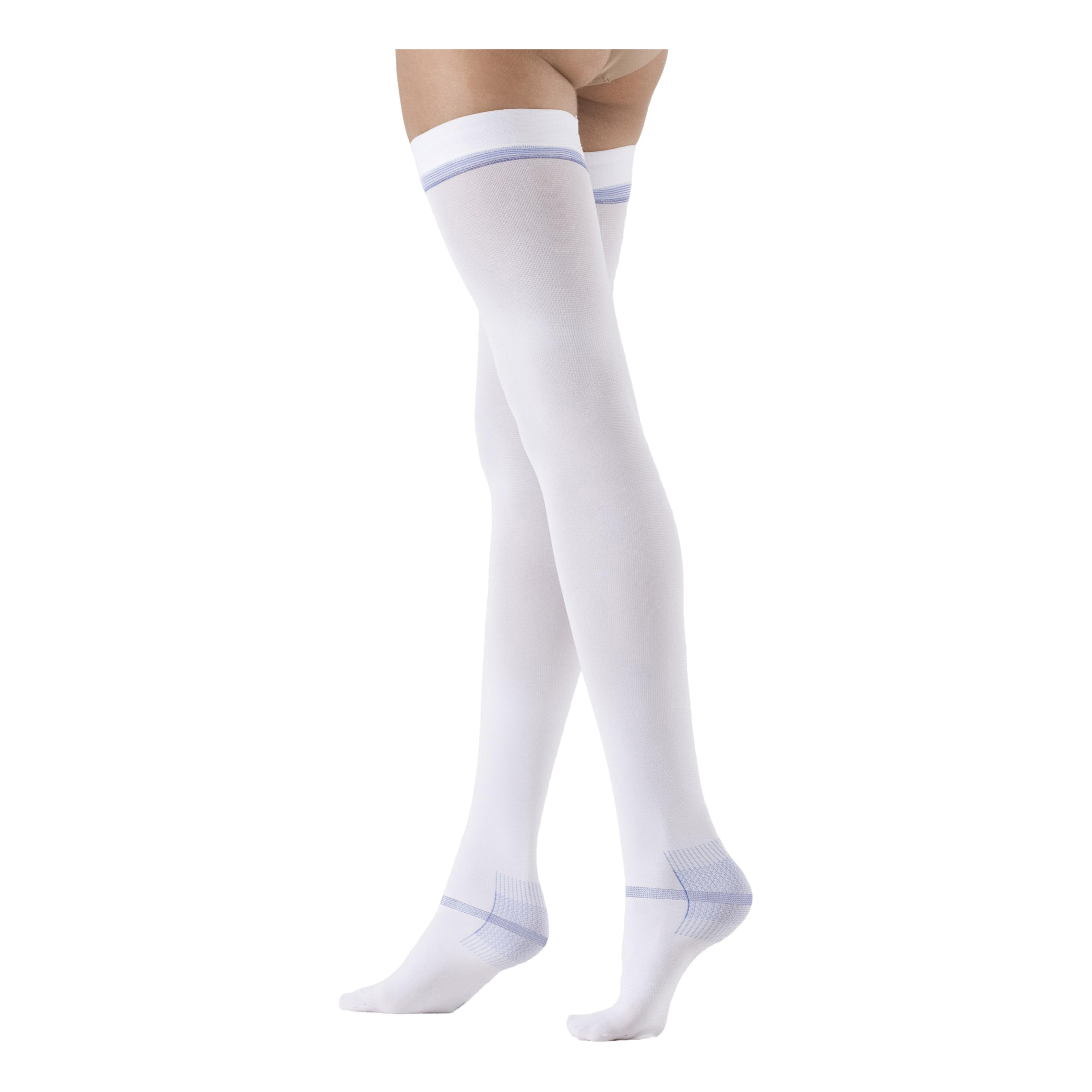 Varisan ate 18mmhg calza autoreggente ag p i cot bianco xs