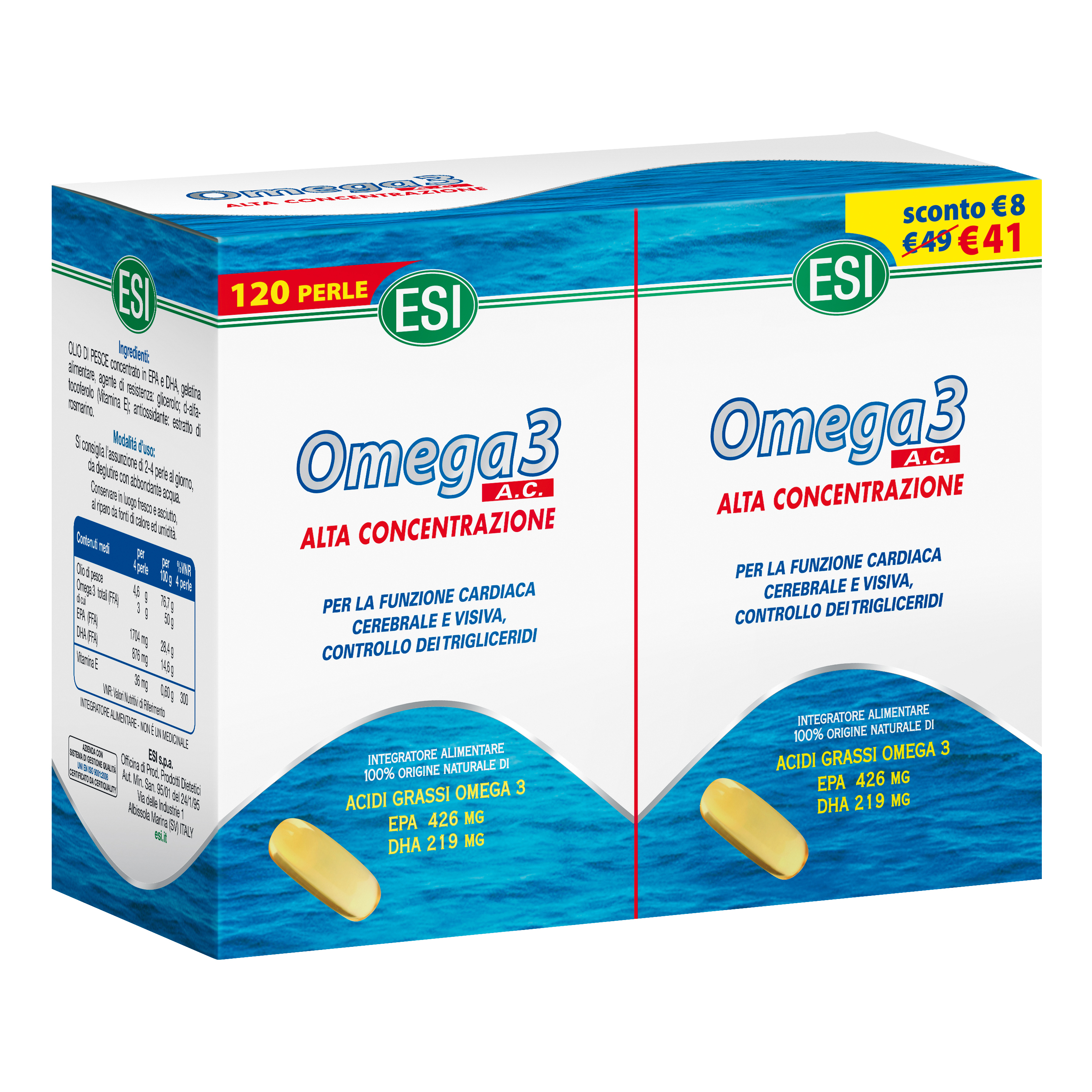 Omega 3 ac 120 perle esi